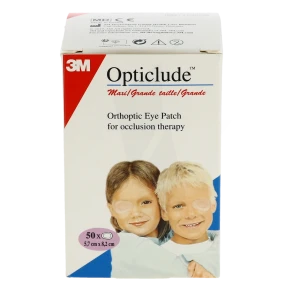 Opticlude Pansement Orthoptique Chair Maxi 5,7x8cm B/50