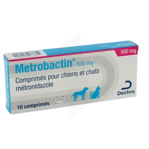 Metrobactin 500 Mg Comprimes Pour Chiens Et Chats, Comprimé