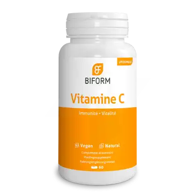 Biform Vitamine C Liposomale Gélules B/60 à TIGNIEU-JAMEYZIEU