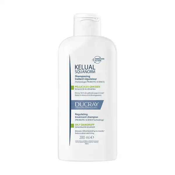 Kelual Squanorm Shampooing Pellicules Grasses Fl/200ml