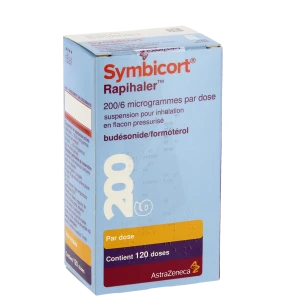 Symbicort Rapihaler 200/6 Microgrammes Par Dose, Suspension Pour Inhalation En Flacon Pressurisé