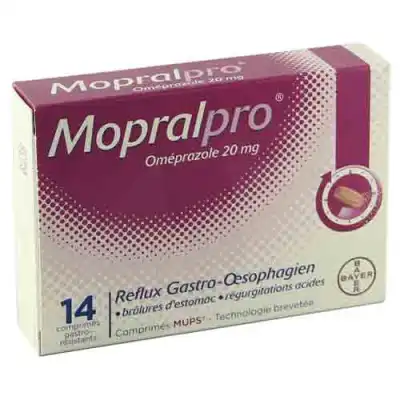 Mopralpro 20 Mg Cpr Gastro-rés Film/14 à MONTPELLIER