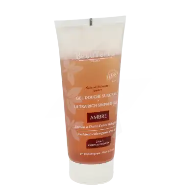 Beauterra - Gel Douche 3 En 1 - Ambre - 200ml à Drocourt