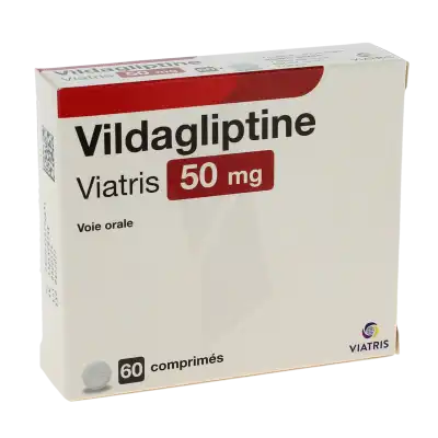 VILDAGLIPTINE VIATRIS 50 mg, comprimé