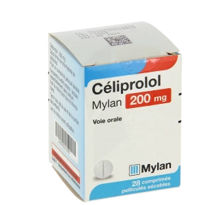 Celiprolol Viatris 200 Mg, Comprimé Pelliculé Sécable
