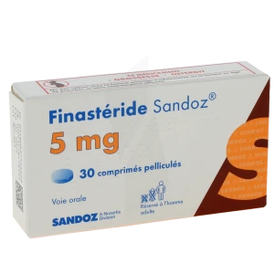 Finasteride Sandoz 5 Mg Cpr Pell Plq/30