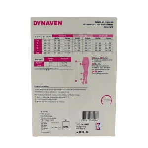 Sigvaris Dynaven Semi-opaque Bas Auto-fixants Pied Ouvert Classe 2 Femme Beige Normal M