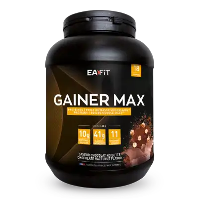 Eafit Gainer Max Poudre Pour Boisson Chocolat Noisette Pot/1,1kg à Genas