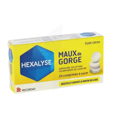 Hexalyse Comprimés à Sucer Plq/24 à Andernos