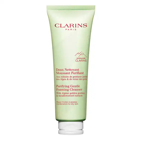 Clarins Doux Nettoyant Moussant Purifiant Peaux Mixtes à Grasses 125ml