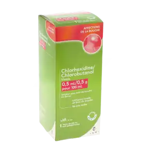 Chlorhexidine/chlorobutanol Viatris 0,5 Ml/0,5 G Pour 100 Ml, Solution Pour Bain De Bouche En Flacon à Miraumont