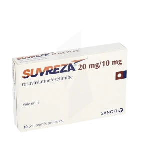 Suvreza 20 Mg/10 Mg, Comprimé Pelliculé