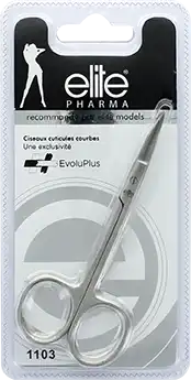 Elite Pharma Ciseaux Cuticules Courbes