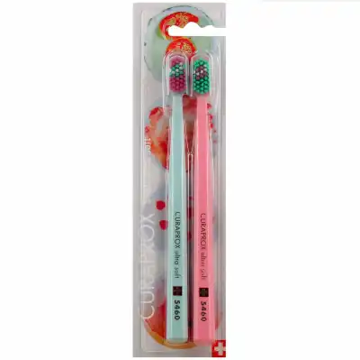 Curaden Curaprox Cs 5460 Brosse à Dents Ultra Soft Microscope Duo à Paris