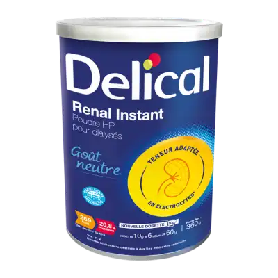 Delical Renal Instant Aliment Diététique Pour Dialysé B/360g Dosette à St Jean de Braye