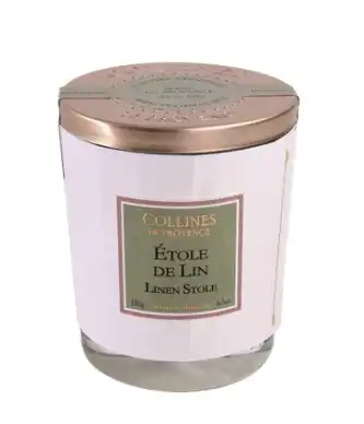 Collines De Provence Bougie Parfumée Etole De Lin à PRUNELLI-DI-FIUMORBO