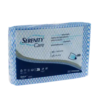 Ontex Gant Toilette Viscose Non Tissé Sachet/100 à LORMONT