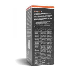 Aragan Synactifs Kidactifs Multivit Sirop 125ml