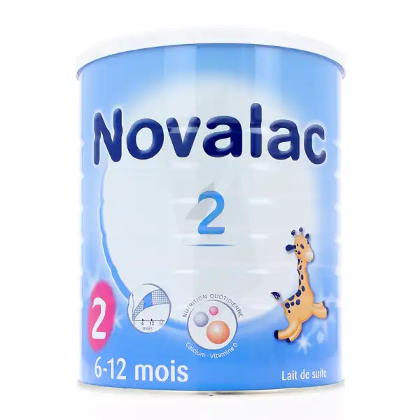 Novalac 2 Lait Pdre 2Ème Âge B/800g