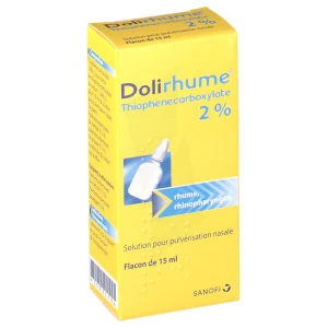 Dolirhume Thiophenecarboxylate 2 %, Solution Pour Pulvérisation Nasale