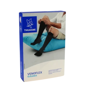 Venoflex Elegance 3 Chaussette Homme Noir Taille 4n
