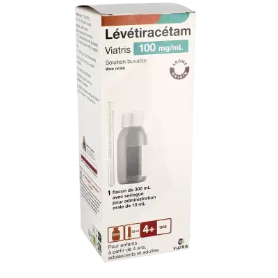 Levetiracetam Viatris 100 Mg/ml, Solution Buvable à Paris
