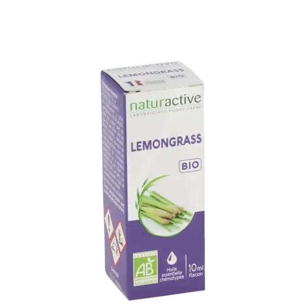 Naturactive Lemon Grass Huile Essentielle Bio (10ml)