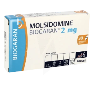 Molsidomine Biogaran 2 Mg, Comprimé Sécable