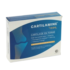 Cartilamine 1500mg Tablettes Articulations B/30