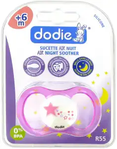 Dodie Air Sucette Silicone +6mois Spécial Nuit à Harly