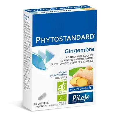 Pileje Phytostandard - Gingembre 20 Gélules Végétales à Paris