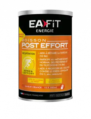 Eafit Energie Poudre Pour Boisson Orange Post-effort Pot/457g à CHENÔVE