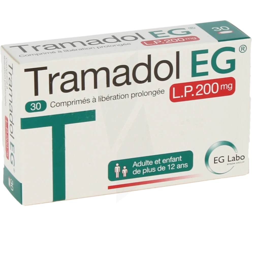 Tramadol Eg L.p. 200 Mg, Comprimé à Libération Prolongée
