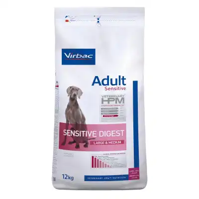 Veterinary Hpm Dog Adult Sensitive Digest Large & Medium à Bordeaux