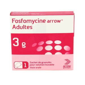 Fosfomycine Arrow Adultes 3 G, Granulé Pour Solution Buvable En Sachet