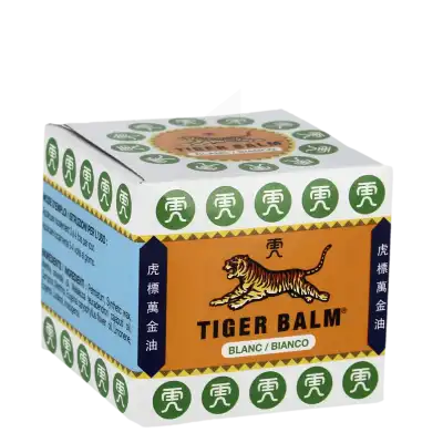 Tiger Balm Baume Du Tigre Blanc Pot/19g à LA-RIVIERE-DE-CORPS