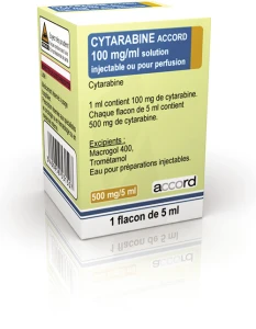 Cytarabine Accord 20 Mg/ml, Solution Injectable/pour Perfusion