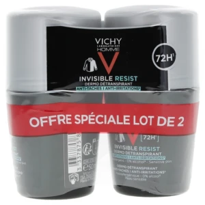 Vichy Homme Déodorant Invisible Resist 72h 2roll-on/50ml