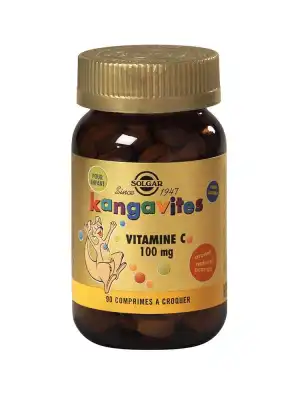 Solgar Kangavites Vitamine C 100 Mg Orange à Croquer à Espaly-Saint-Marcel