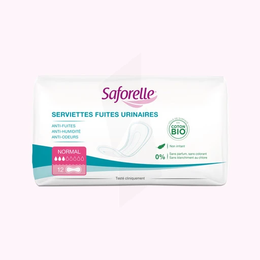 Pharmacie du Forez - Parapharmacie Saforelle Fuites Urinaires Serviettes  Jetables Ultra Absorbantes Normal B/12 - BOEN