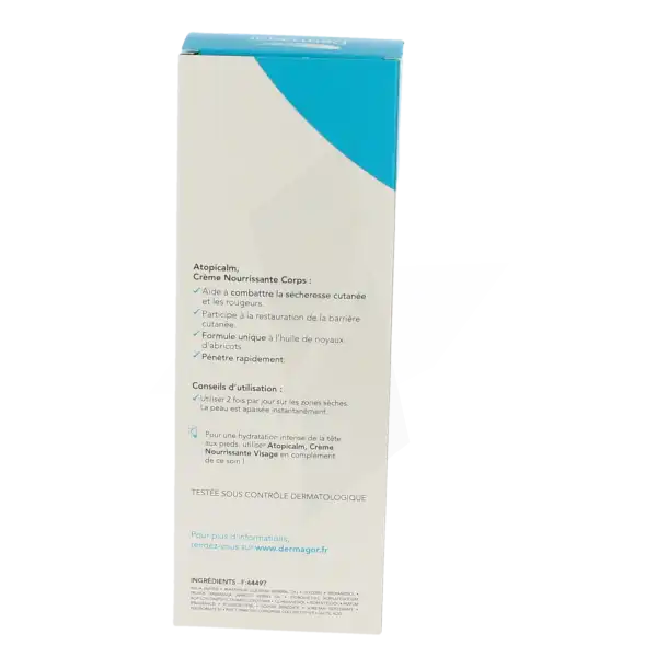 Dermagor Atopicalm Cr Nourrissante Corps T/250ml