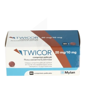 Twicor 20 Mg/10 Mg, Comprimé Pelliculé