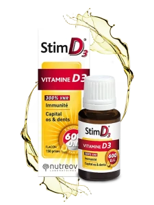 Nutreov Stim D3 Vitamine D3 Solution Buvable Fl Compte-gouttes/20ml