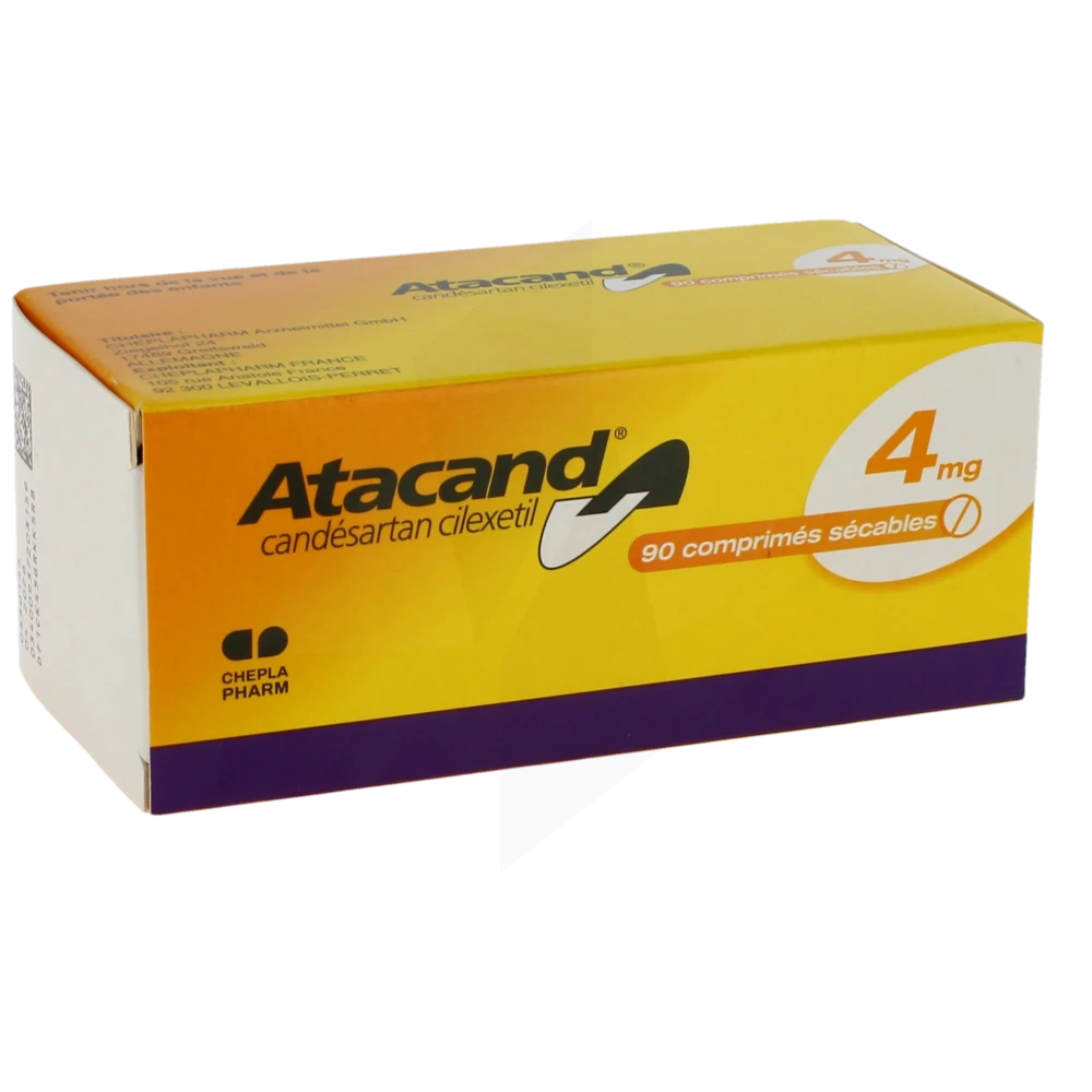 Atacand 4 Mg, Comprimé Sécable