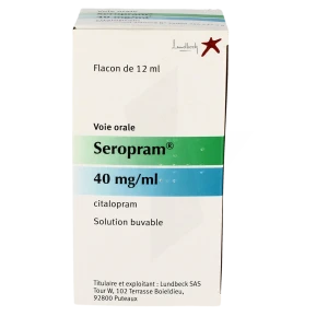 Seropram 40 Mg/ml, Solution Buvable