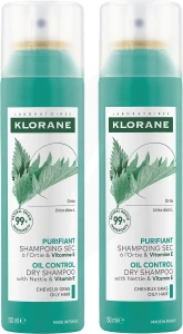 Klorane Capillaire Shampooing Sec Ortie + Vitamine E 2sprays/150ml
