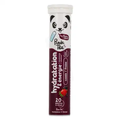 Panda Hydratation & Energie Past Effervescente Cassis Fraise Tube De 20 à Ménilles
