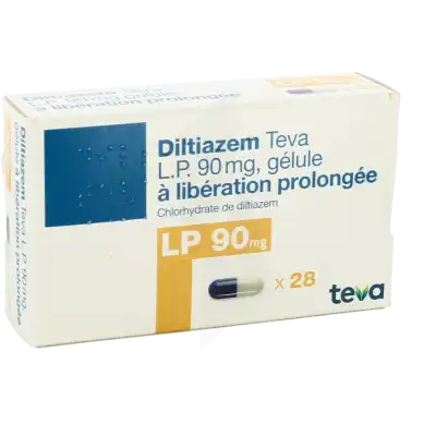 Diltiazem Teva L.p. 90 Mg, Gélule à Libération Prolongée à LA CRAU