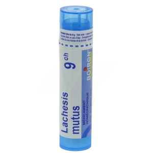Boiron Lachesis Mutus 9ch Granules Tube De 4g