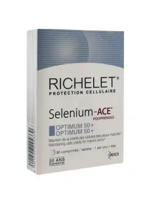 Richelet Selenium Ace Optimum 50+ Comprimés B/90 à Colomiers